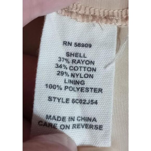 Chelsea & Violet Dress Ladies Medium Blue Lace Sleeveless - Picture 7 of 8